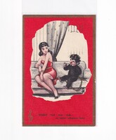 TK:262 Humoros Krampuszos üdvözlő képeslap
