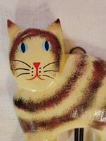 Fa akasztó fogas macska cica táskatartó táska tároló