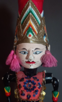 105 cm vintage Bali  marionett baba bábu ALKUDHATÓ