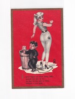 TK:262 Humoros Krampuszos üdvözlő képeslap