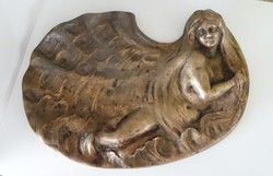 Nagyméretű vastag, nehéz kártyatartó.