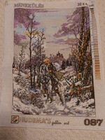 Nagyméretű téli táj gobelin