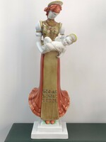 36cm! Herendi Matyó Madonna Jézussal!