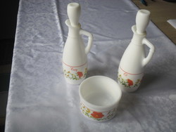 Ecet olaj és cukortartó