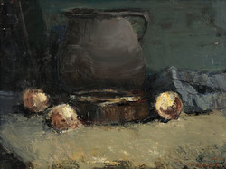 H.V.D. Lande - Asztali Csendélet | 60x80cm Olaj Vászon