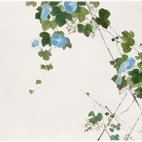 Finom, antik ázsiai /Qing dinasztia, Kína/ botanikai illusztráció reprint, poszter, plakát 40*40 cm