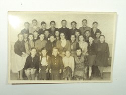 Régi kép fotó fénykép - osztálykép