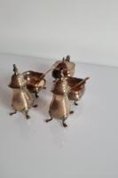 Antik,ezüst só bors szóró.