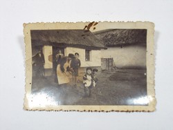 Régi kép fotó fénykép - család, szülők, gyerekek