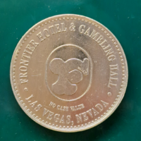 Frontier Hotel & Gambling Hall blackjack token zseton  - Las Vegas (k-112