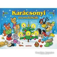 KARÁCSONYI MONDÓKÁK  keménylapos leporello Berényi nagy Péter rajzaival