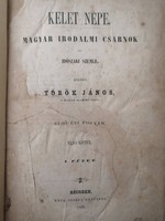 KELET NÉPE - MAGYAR IRODALMI CSARNOK - 1856 ELSŐ ÉVFOLYAM