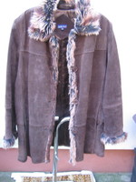 K & L Ruppert Michele Boyard velúr bőr női kabát 42