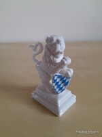 Antik Nymphenburg porcelán oroszlán