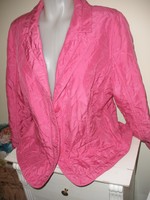 100% selyem karcsúsított dzseki, pink