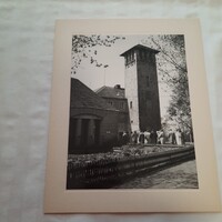 Kasírozott fénykép Szász-Svájc tájairól : Hohnstein kastély  kb.1965.