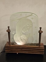Unique "veilleuse" (table lamp) - religious item