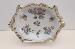 RITKA! Gyönyörű Herendi Viktória mintás porcelán nagy méretű barokk tál
