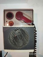 Ritka, retro, praktikus, fürdőszobai fali fűtőtest, ventillàtor, hajszárító egyben