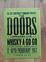 Fém kép 19 the doors, whisky-a-go-go