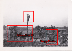 164N VONTATÁS ÁGYÚ FLAK 18 WEHRMACHT KATONÁK NEMET BIRODALOM