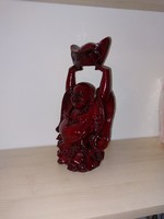 Feng shui dekoráció. Nagyméretű nevető  32cm magas Buddha szobor. Új