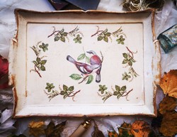 Madaras festett fa tálca, florentin?