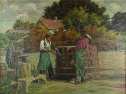 1T394 Pálla Jenő (1883-1958) : Kádárok