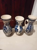 Korond korondi kék korsó kancsó kanna váza falidísz régi