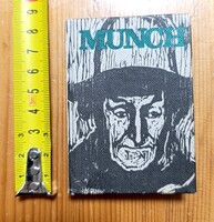 Edvard Munch grafikái - mini könyv - 8,2 cm