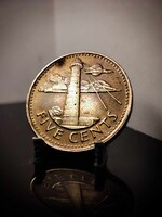Barbados 5 cents, 2012