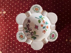 Herendi Windsor mintás virág formájú hamuzó, hamutál, tál