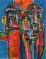 Simeon Gonzales – Juntos en el Valle Azul – XL-70x90 cm