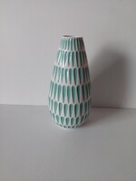 Unterweisbach váza , ritka modern dekorral 21cm