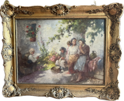 KINCSVADÁSZOKBÓL Ács Ágoston (1889-1947) falusi életkép