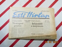 Retro régi újság - Esti Hírlap - politikai napilap - 1986. december 18. - Születésnapra ajándék.