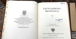 Enciclopedia Britannica, 1968. USA 24 kötet angol nyelvű antikvár könyv lexikon