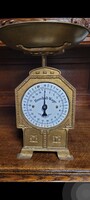 Antique Art Nouveau kitchen clock scale