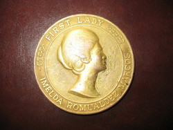 Imelda Romualdez Marcos - plakett (7,5 cm)