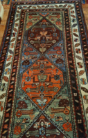 ANTIK KAUKÁZUSI KURD SZŐNYEG, 279x109cm
