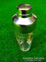 Arcoroc edzett üveg mixer, shaker, koktél keverő, fém tetővel, receptekkel