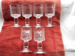 6  db  Skandináv jégüveg pohár -az ár a 6 db-ra vonatkozik-     Iittala Ultima sorozatból