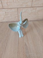 Hollóházi porcelán elefánt figura 19cm