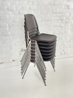 Vintage  Knoll International 1601 Model rakásolható székek