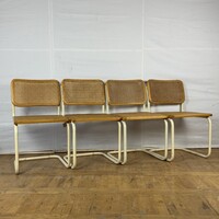 4db Marcel Breuer "Cesca" Bauhaus fehér szék