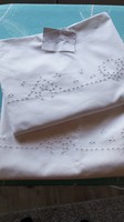 2 db hímzett nagy párna, monogrammal a II. világháború előtti időkből
