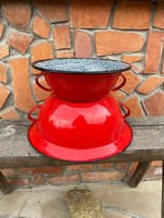 Enameled enameled vajling vajlings village peasant kitchen tool