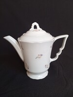 Zsolnay porcelán manófüles kávés kanna, kiöntő 1959-ből!