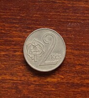 Csehszlovákia - 2 Korun 1975
