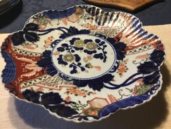 Imari japán tányér, 28 centis, hibátlan